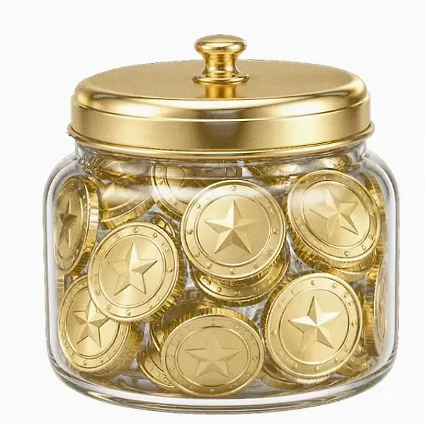 Coin-filled jar — Magic Win