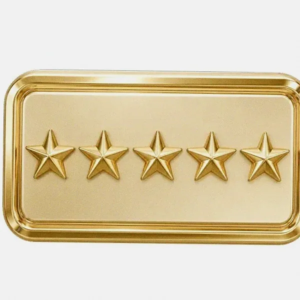 Five-star rating plaque — Magic Win