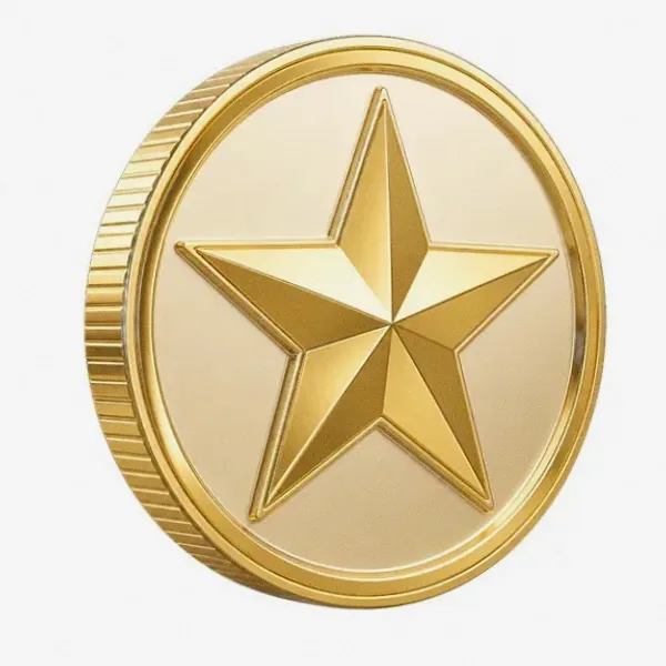 Star-emblem coin — Magic Win
