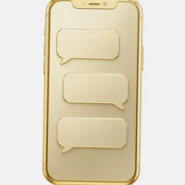 Smartphone with chat bubbles — Magic Win