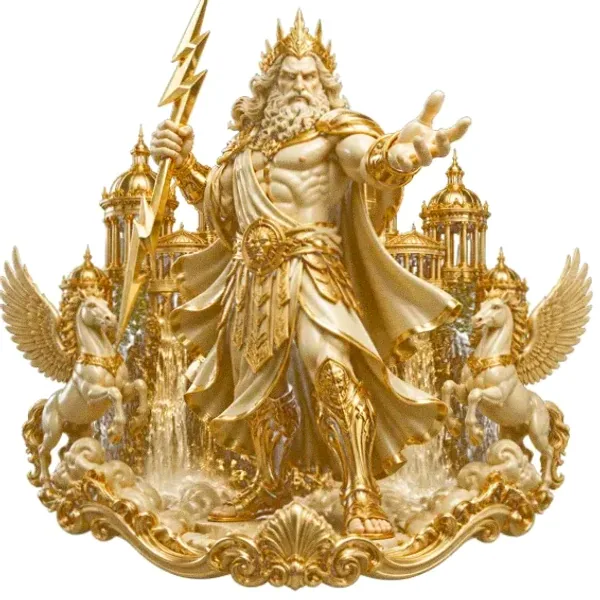 Zeus with lightning — Magic Win