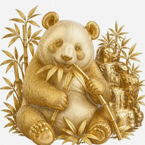 Panda eating bamboo — Magic Win